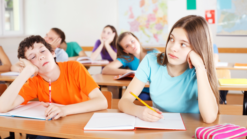 students are bored